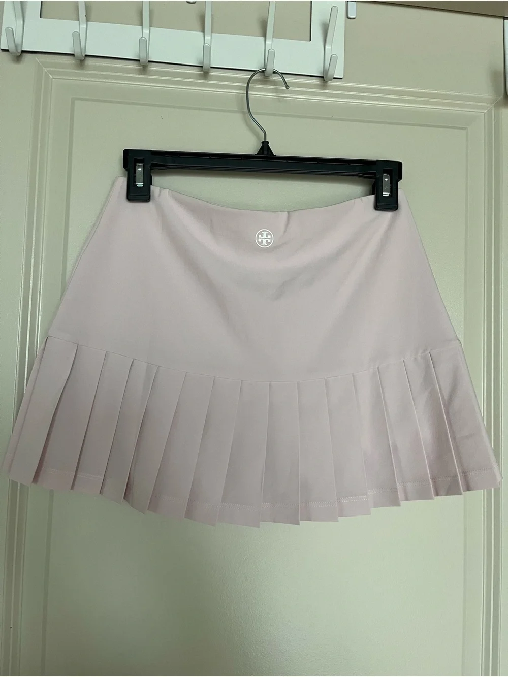 $148 NWT Tory Burch Pleated Hem Tennis Golf Pickleball Skirt Skort Cotton Pink